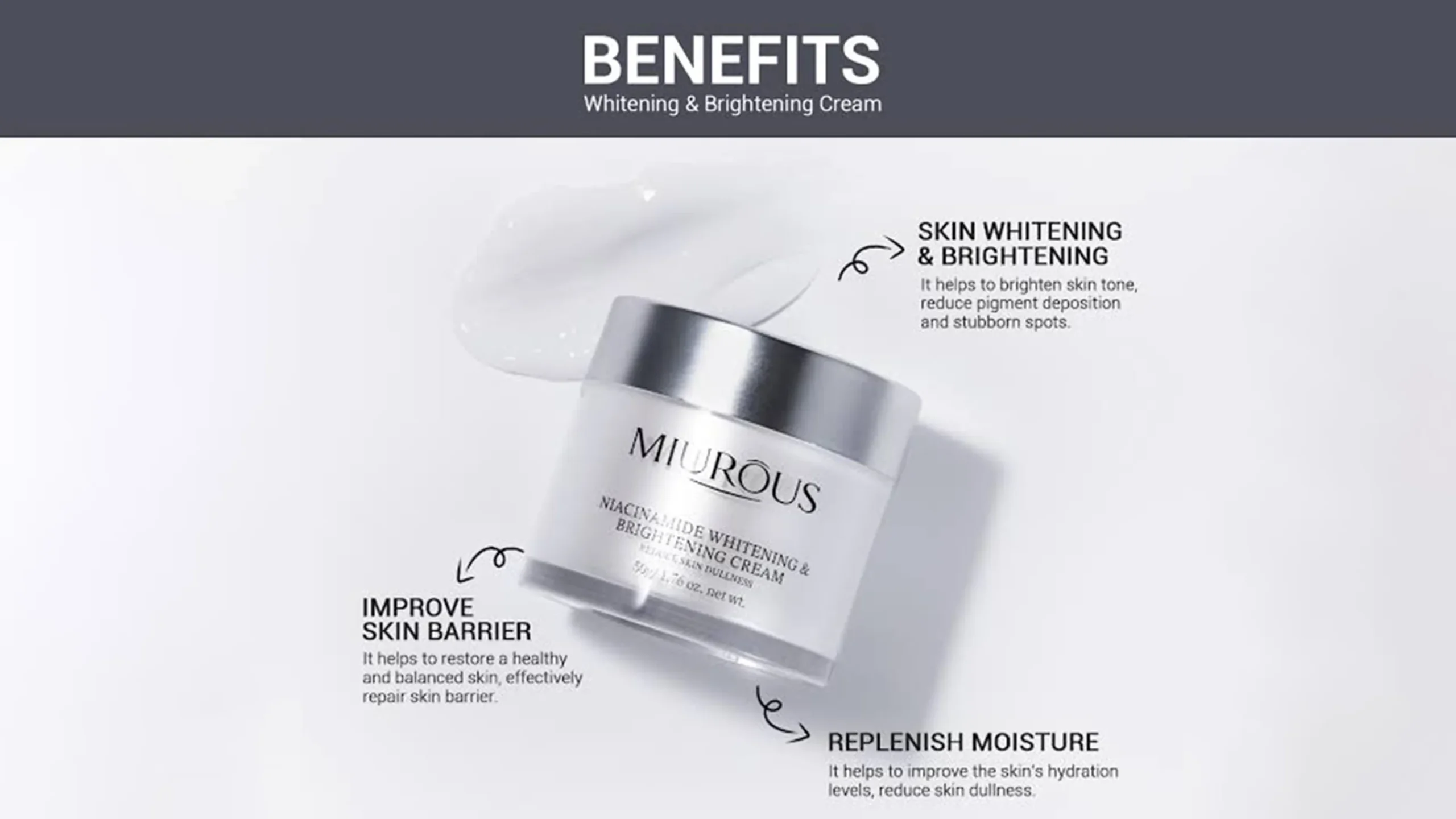 Miurous Whitening Cream - Image 4