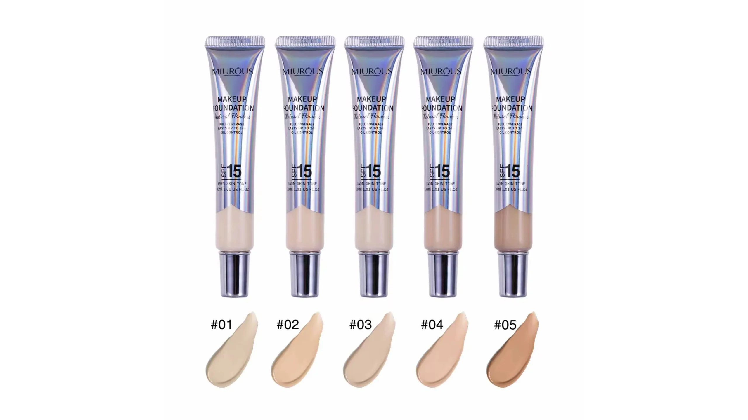 Miurous Makeup Foundation (5 Shades) - Image 6